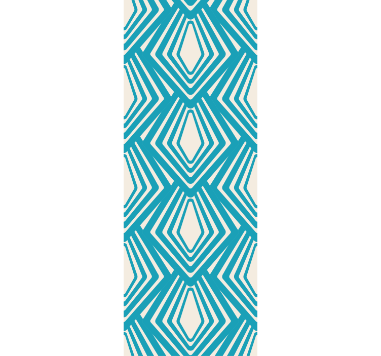 Texture wall mural geometric diamond design - TenStickers