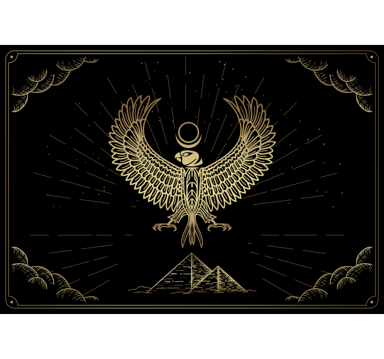 Animals wall mural eagle emblem design - TenStickers