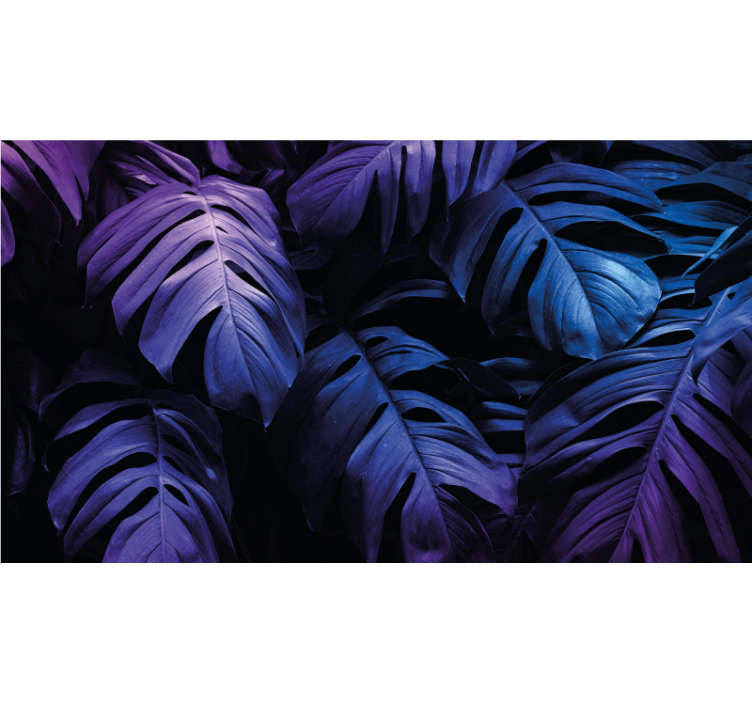 Nature wallpaper lush leaf design - TenStickers