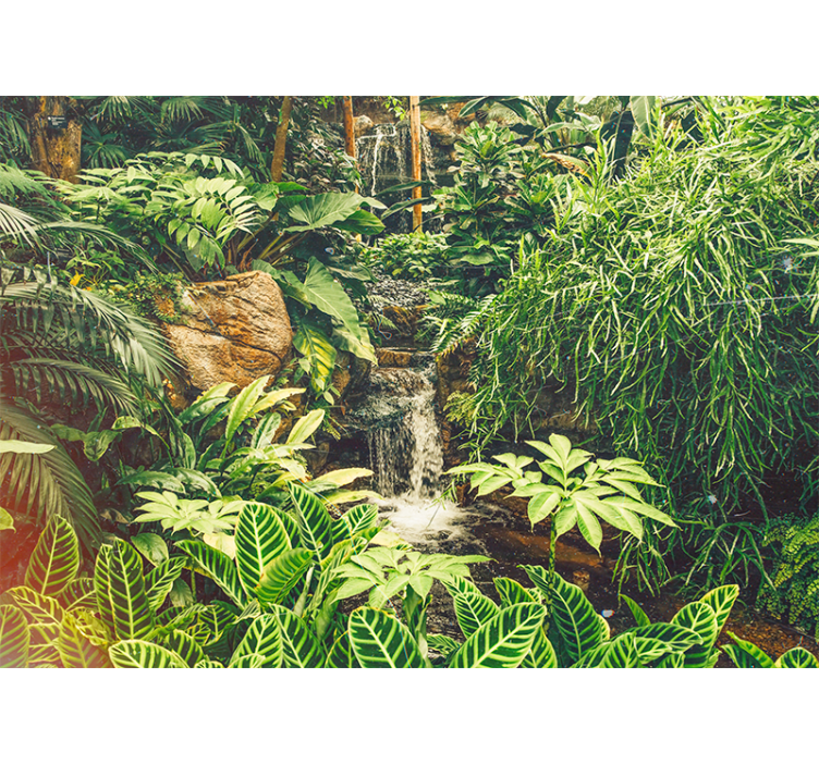 Nature wallpaper tropical paradise retreat - TenStickers