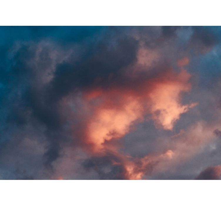 Sky wall mural striking cloudscape - TenStickers