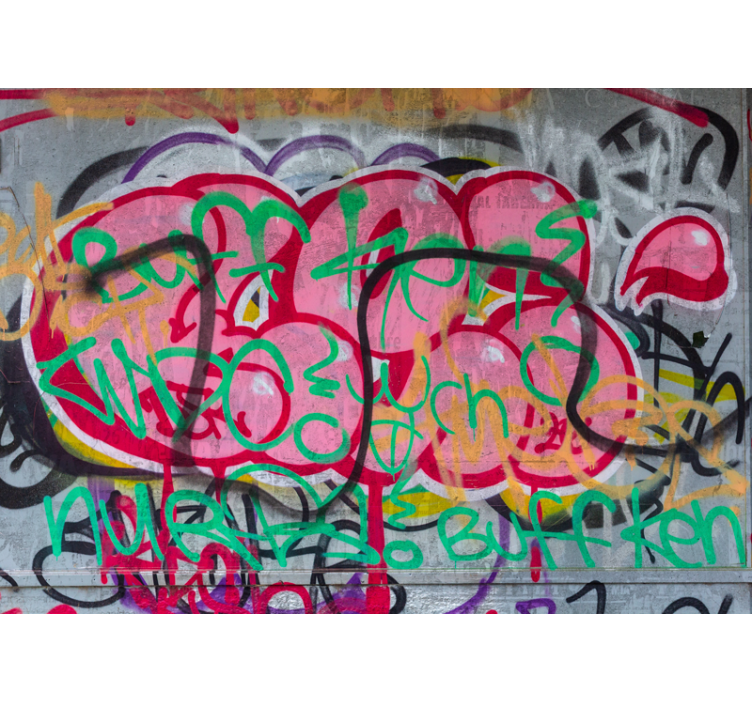 Graffiti wall mural vibrant urban artistry - TenStickers