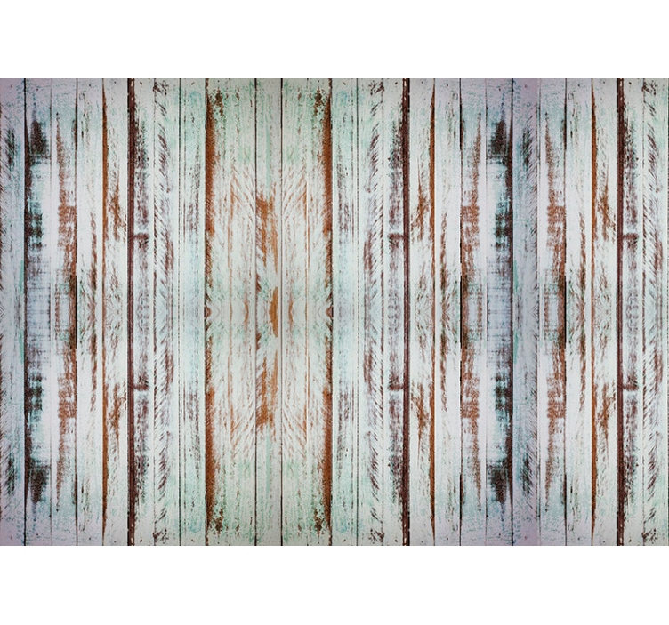 Stripping wood wall mural - TenStickers