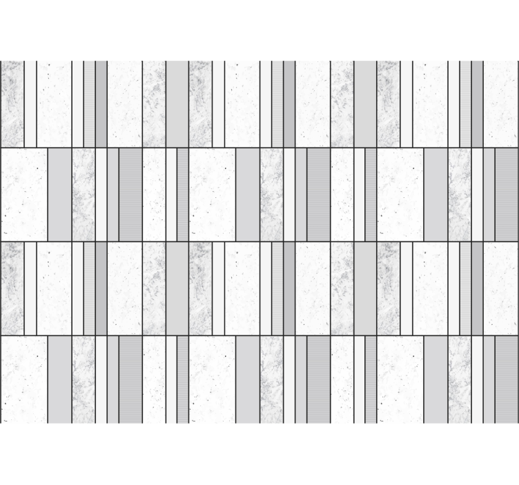 Marble with black lines bathroom mural - TenStickers