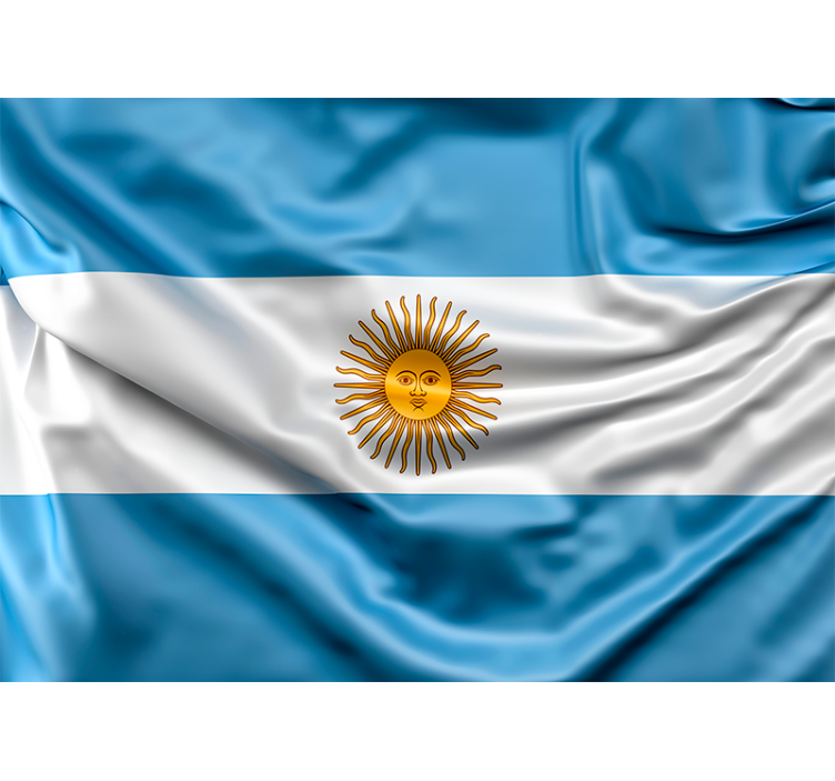 argentinian flag wall mural - TenStickers