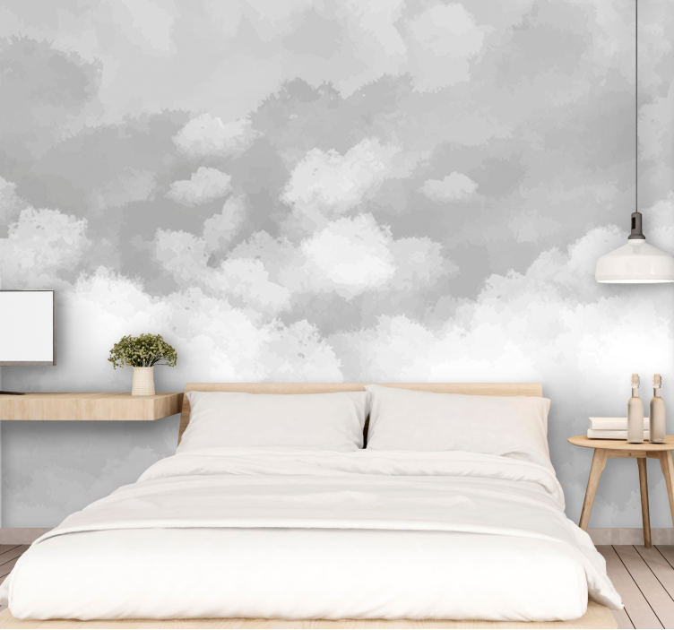 3d wallpaper soft cloud texture - TenStickers