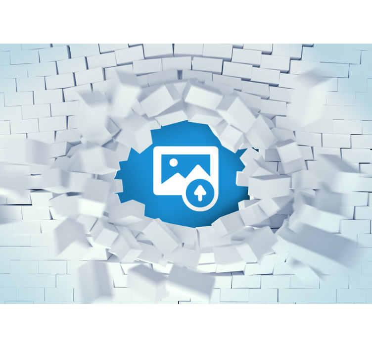 Trompe-l'oeil  3D wallpaper mural - TenStickers