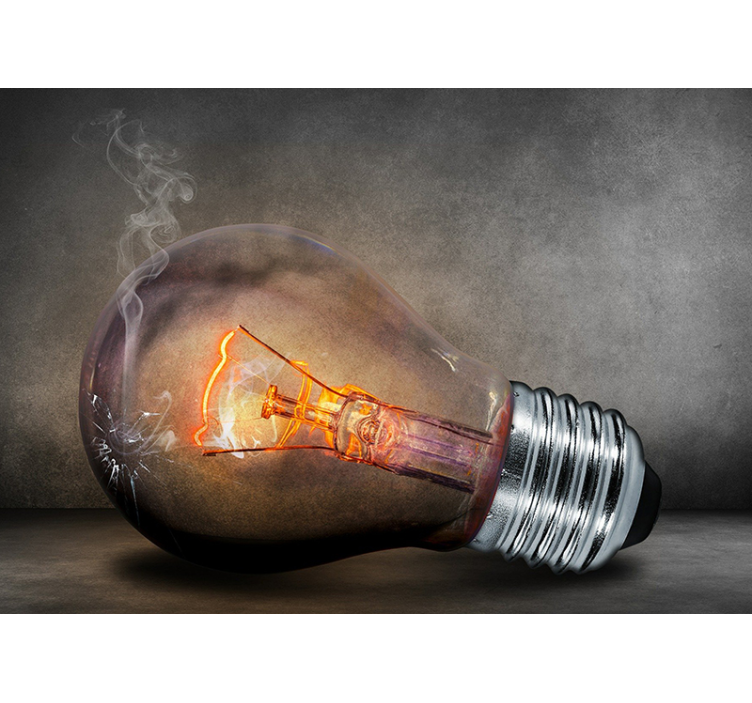 Shattered Illumination wall mural 3d - TenStickers