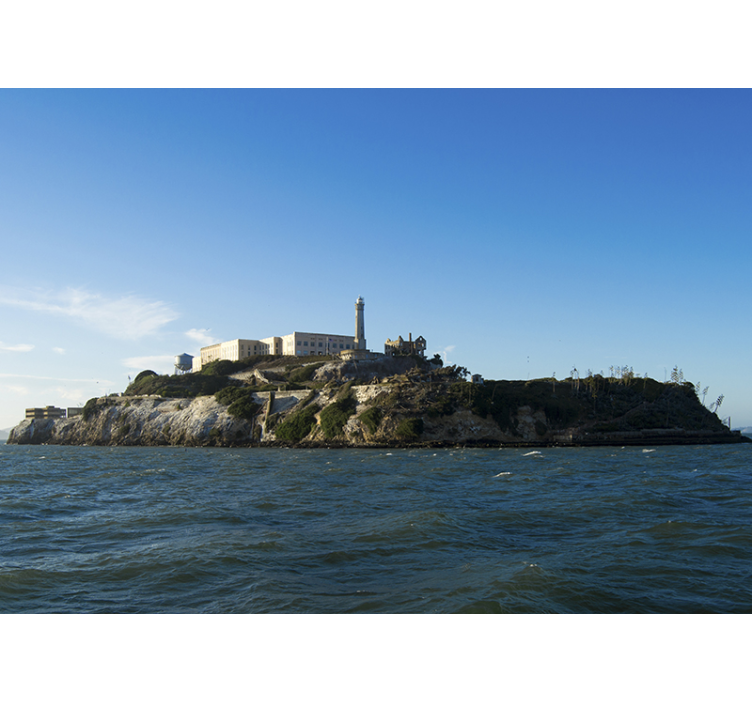 Alcatraz Island View city wall mural - TenStickers