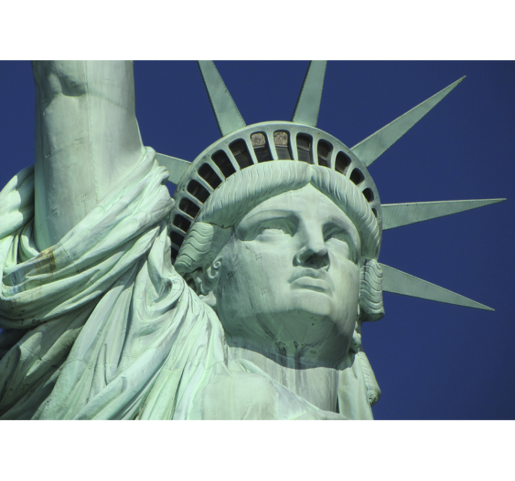 Statue of Liberty city wall mural - TenStickers