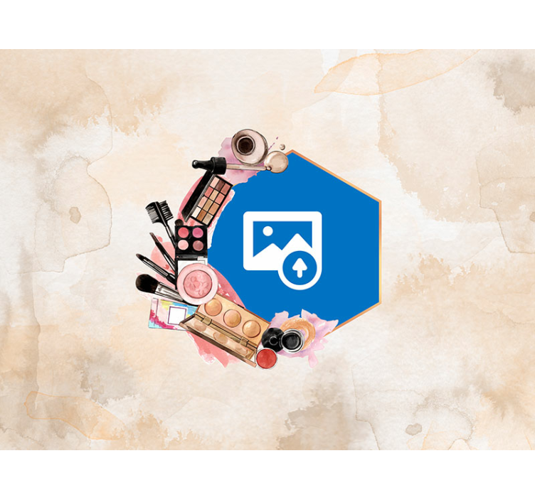 Wall mural modern chic beauty essentials - TenStickers