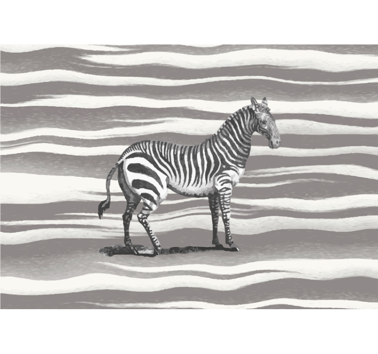 Zebra Striped Patterns animals wall mural - TenStickers