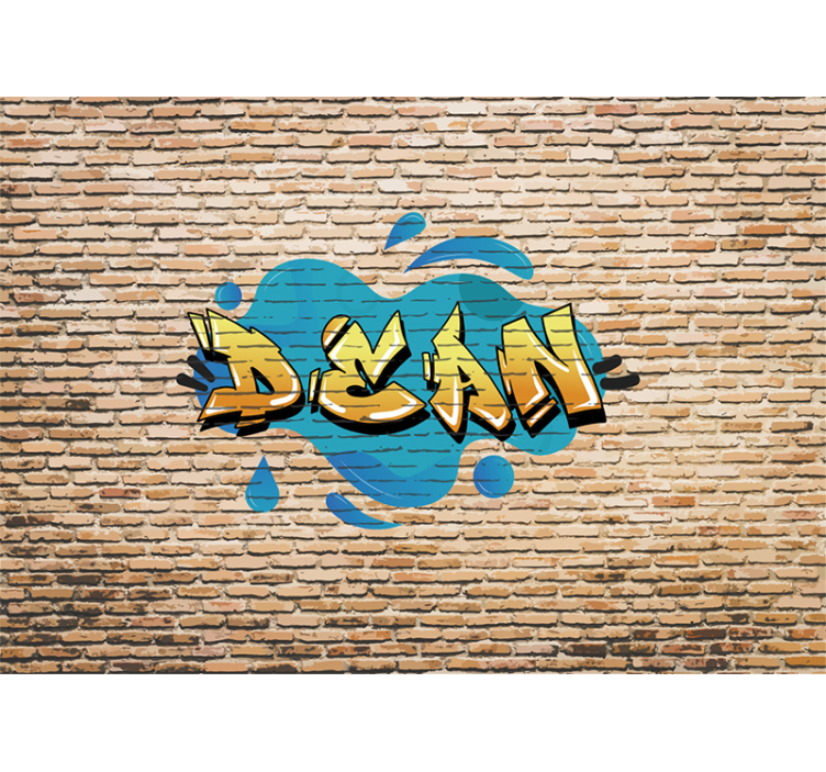 Graffiti wall mural personalized graffiti style - TenStickers