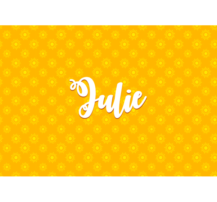 Sunflower Pattern Background childrens wall mural - TenStickers