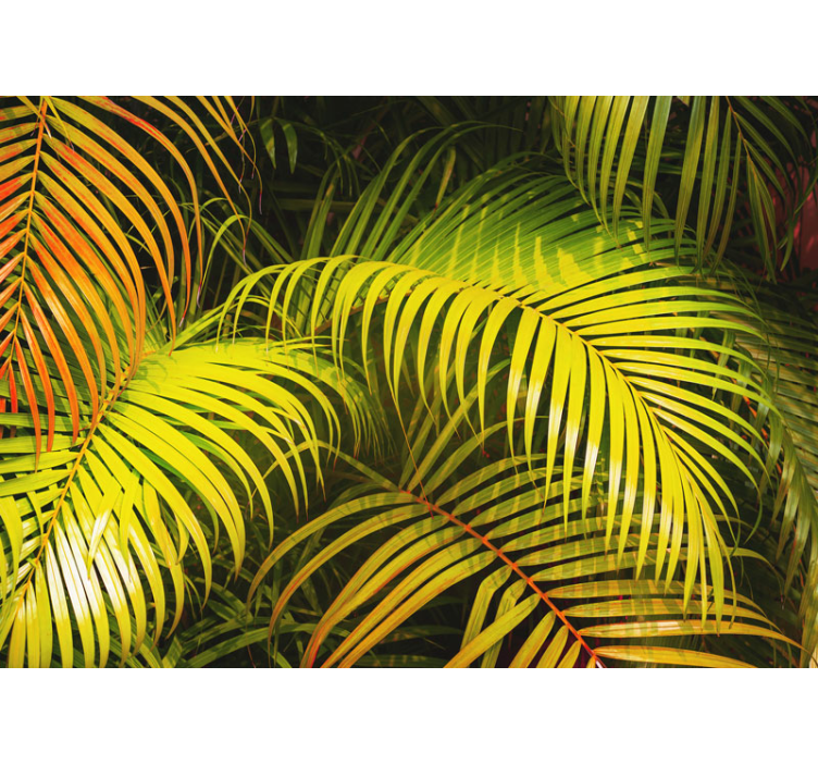 Lush Greenery Display wall mural nature - TenStickers