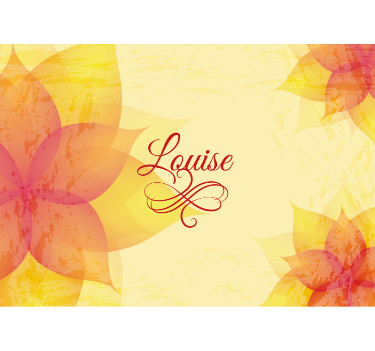 Sophisticated Botanical Arrangement flower wall mural - TenStickers