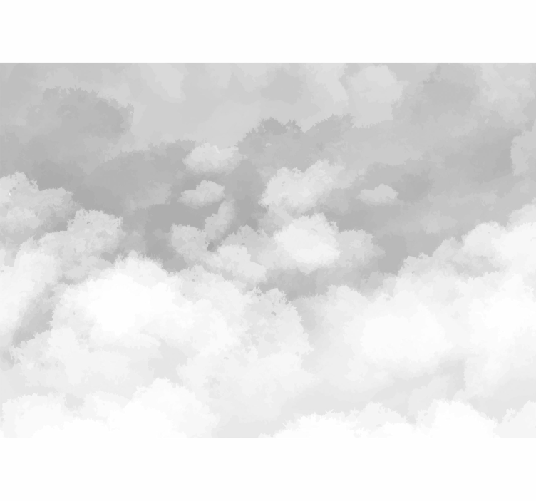 3d wallpaper soft cloud texture - TenStickers