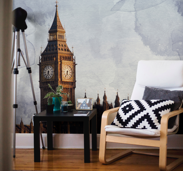 Big Ben Tower wall mural london - TenStickers