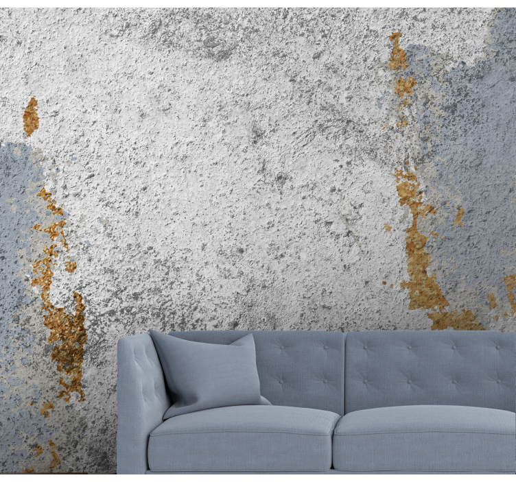 Brick mural wallpaper rough rustic finish - TenStickers