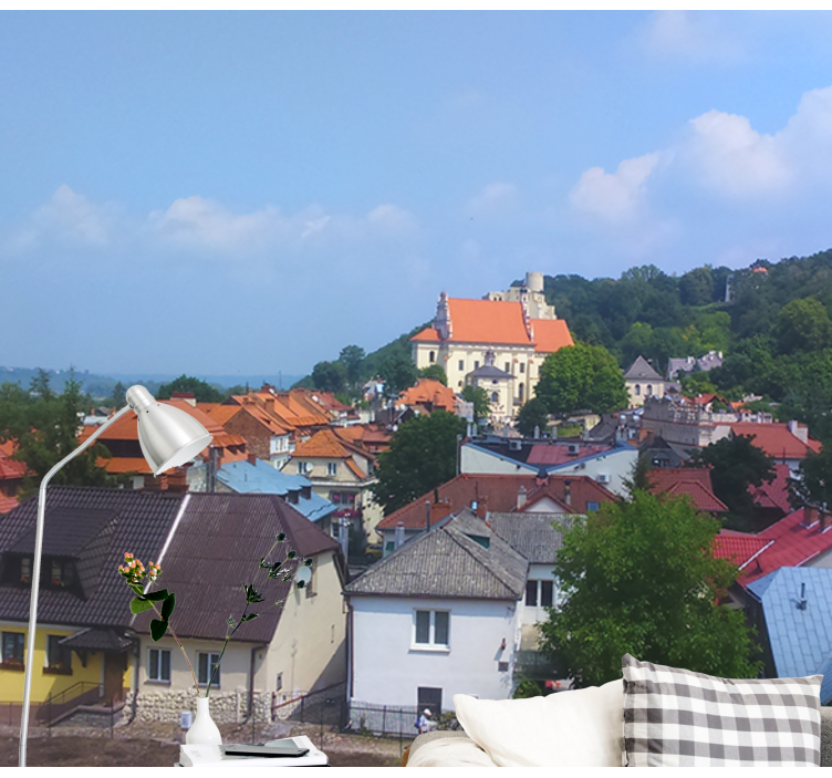 Charming Rural Village city wall mural - TenStickers