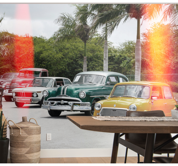 Classic Car Collection wall mural vehicle - TenStickers
