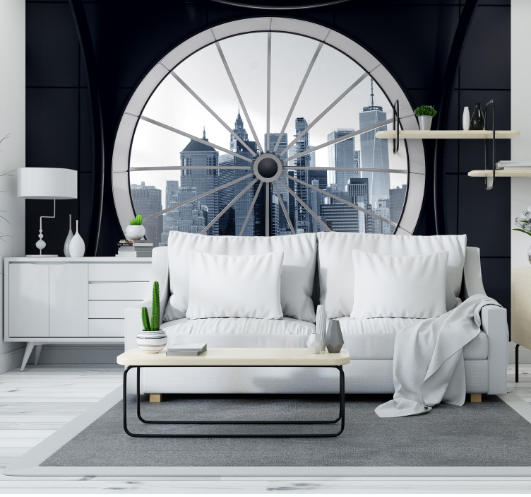 Cold city 3d Mural Wallpaper - TenStickers