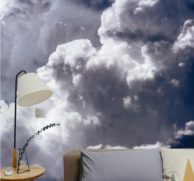 Dramatic Cloudscape sky wall mural - TenStickers