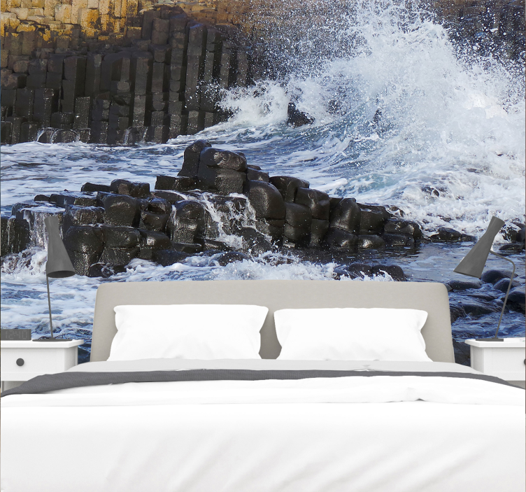 Giant's Causeway nature wall mural - TenStickers