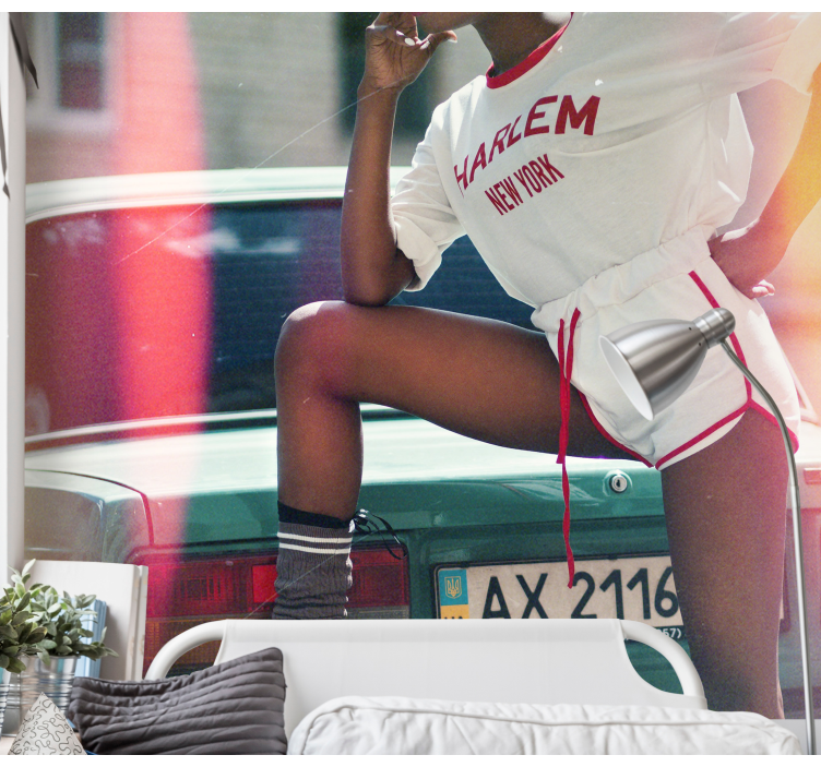 Harlem Style Pose people wall mural - TenStickers