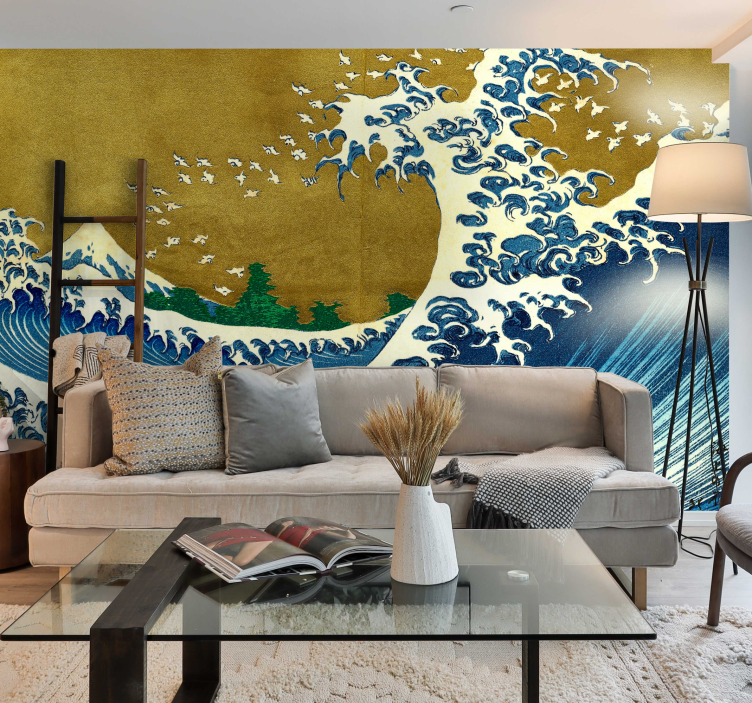 Kaijo no Fuji Classic art wall mural - TenStickers