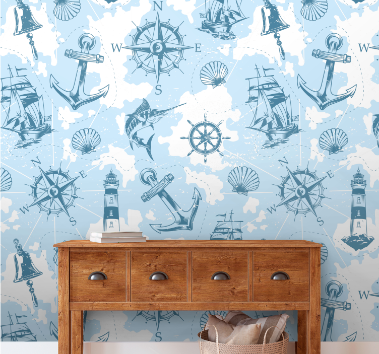 Landscape wall mural marine adventure themes - TenStickers