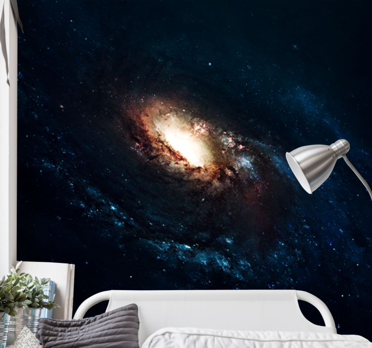 Space wall mural galactic swirl pattern - TenStickers