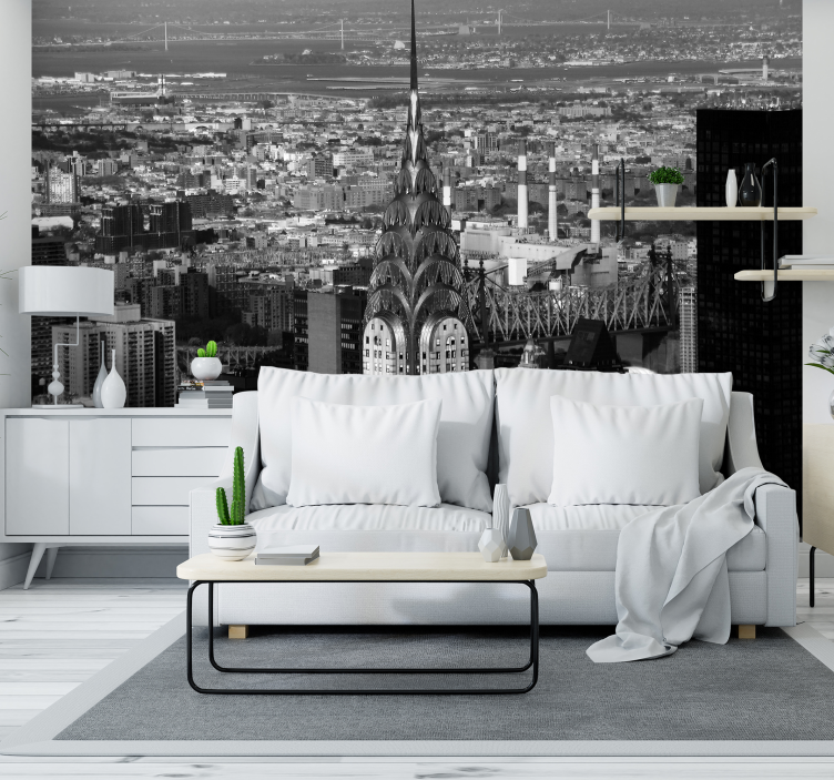 Urban Landscape Chic wall mural new york - TenStickers