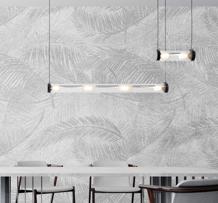 Wall mural nature leafy elegance - TenStickers