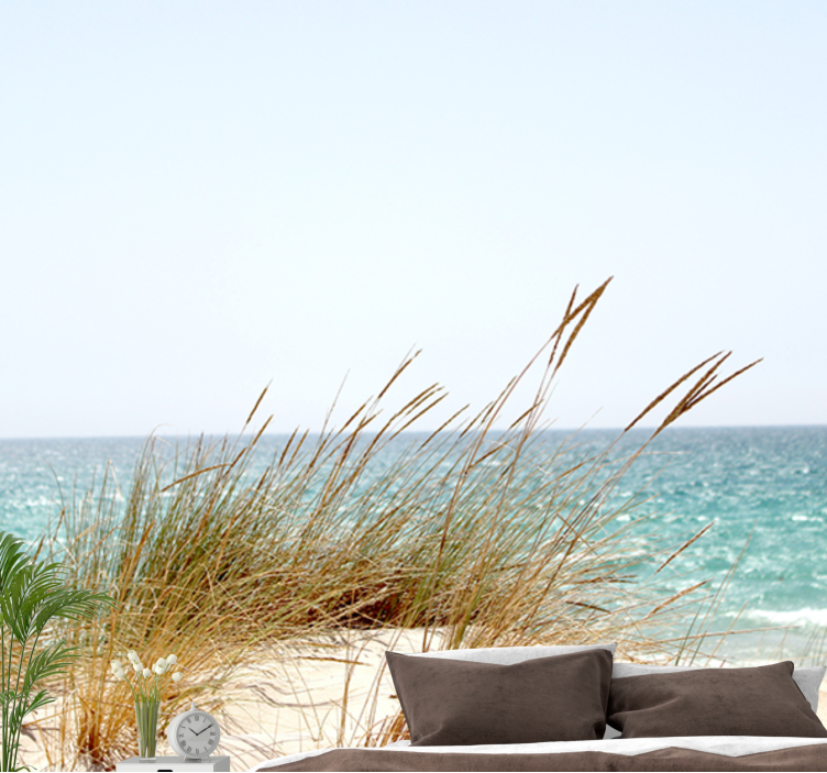 Wall mural nature tranquil shoreline view - TenStickers