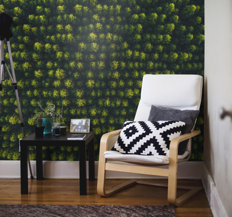 Wall mural nature verdant foliage scene - TenStickers