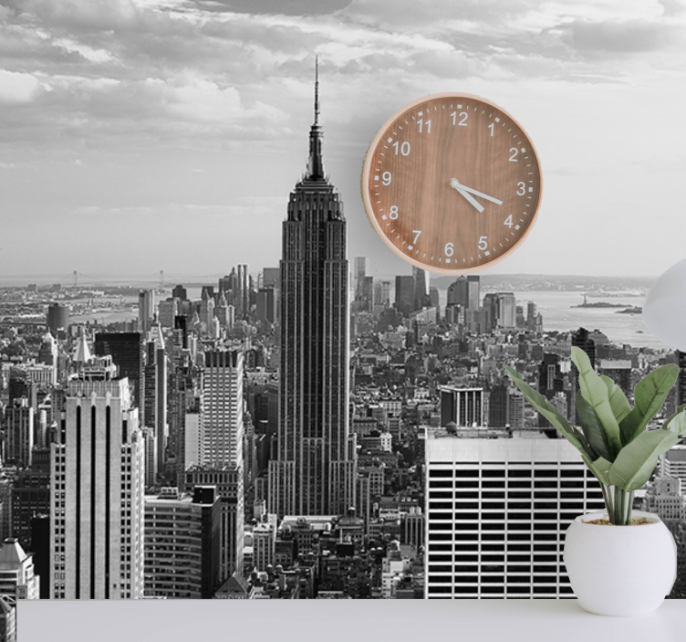 Wall mural new york empire state cityscape - TenStickers