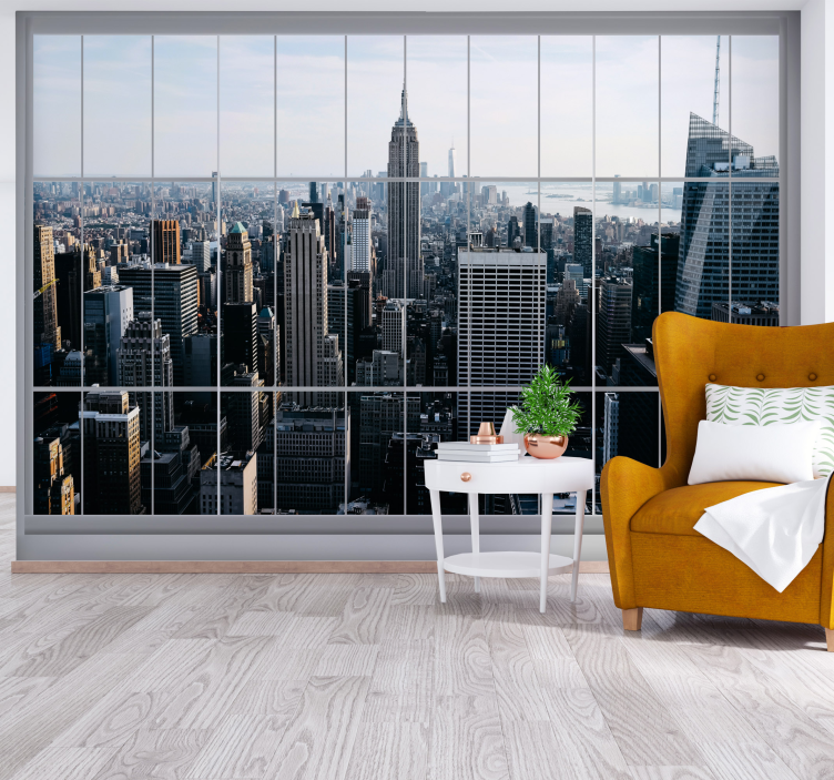 Wall mural new york empire state view - TenStickers
