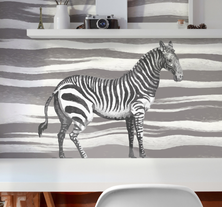 Zebra Striped Patterns animals wall mural - TenStickers