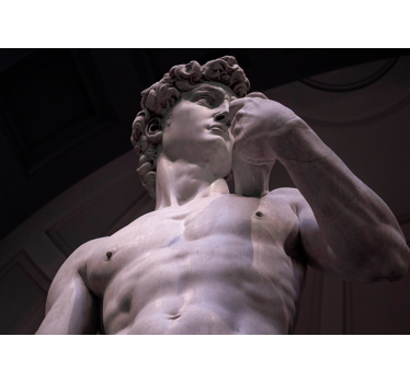Classic art wall mural michelangelo's marble figure - TenStickers