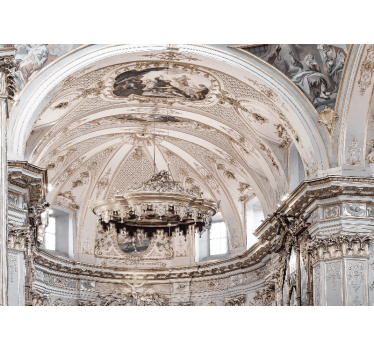 Classic art wall mural ornate ceiling artwork - TenStickers