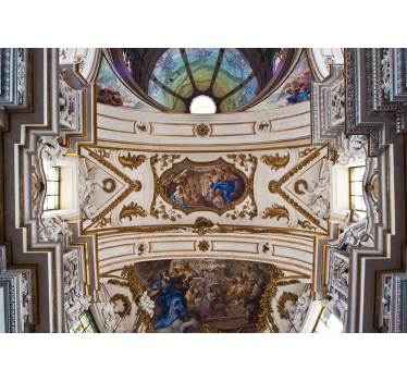 Opulent ceiling classic art wall mural - TenStickers