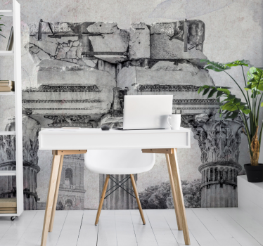 Ancient Architectural Elements classic art wall mural - TenStickers