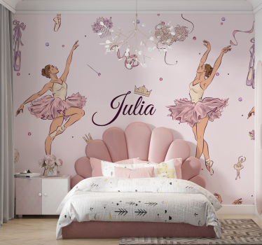 Ballet With Name Teenage Wall Mural - TenStickers