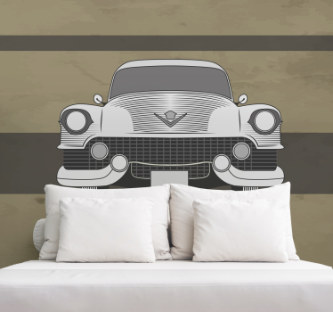 Wall mural vintage classic car front - TenStickers