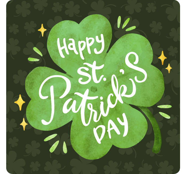 St. Patrick's Day Bar Coasters - TenStickers