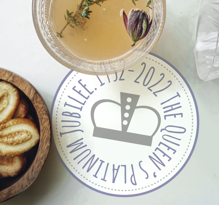 Platinum Jubilee more coasters - TenStickers