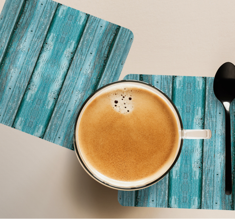 Texture coasters textured plank surface - TenStickers
