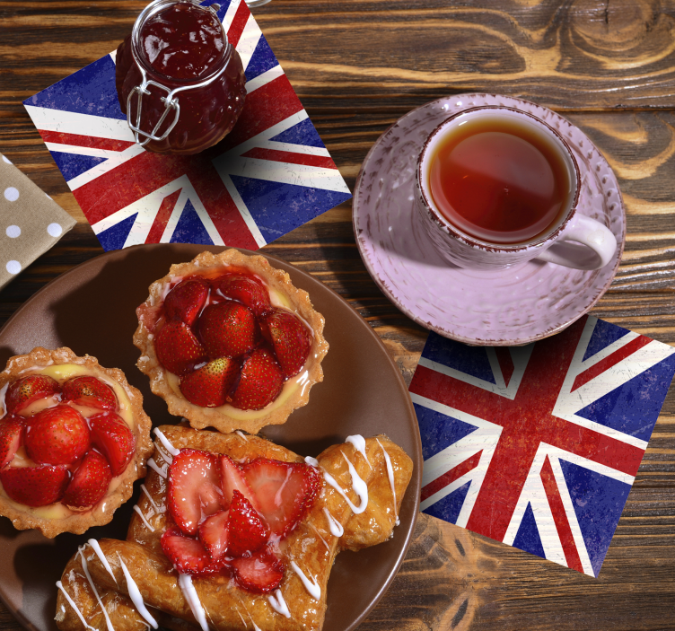 Union Jack Flag more coasters - TenStickers