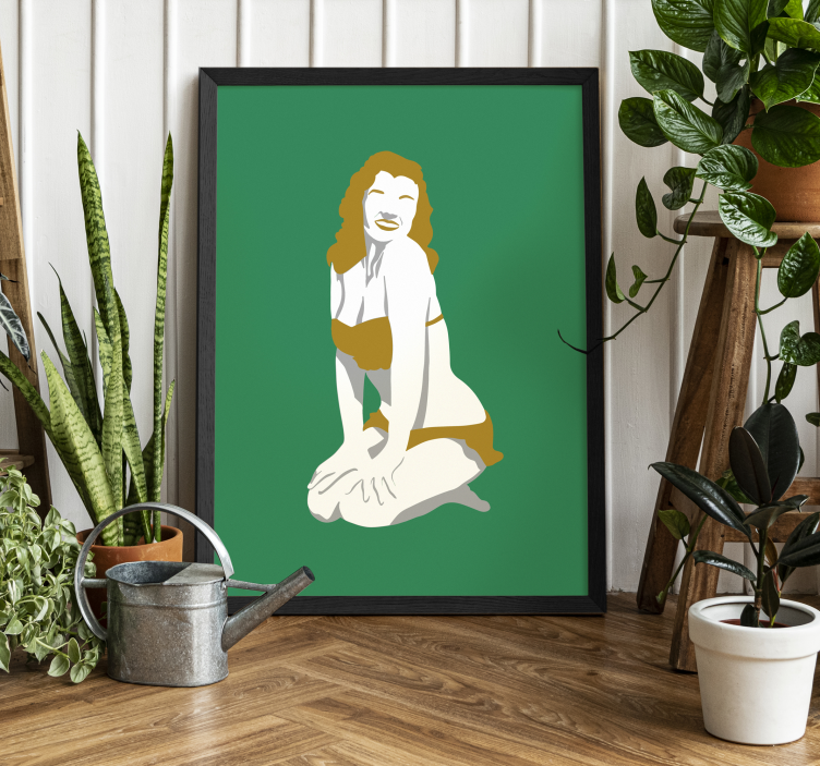 50S Movie Star Wall Art Poster - TenStickers